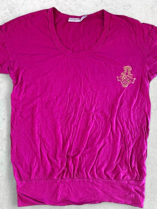 Juicy Couture Tops - Y2K/Vintage Juicy Couture Fuchsia Pink Short Sleeve Tee